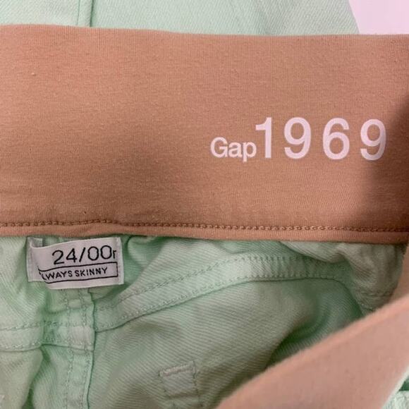 GAP 1969 Maternity Always Skinny Mint Jeans | 24/00 - Picture 5 of 6